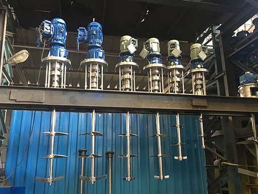 Bevel Helical Geared Motor in agitators